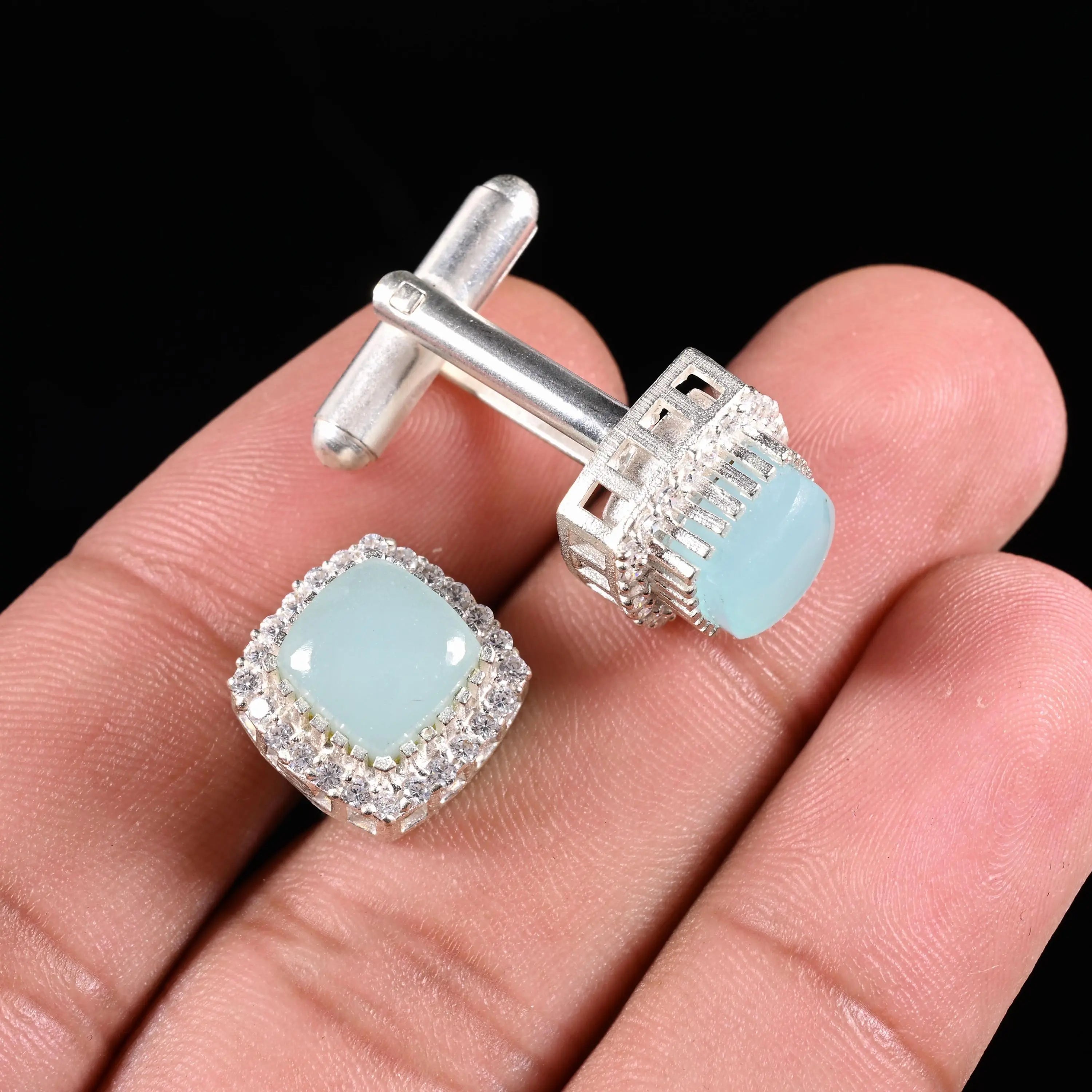 ABC Classic Men's Cufflinks – Elegant Shirt Accessories for Formal Wear, CL01 ABC Rugs Kilims